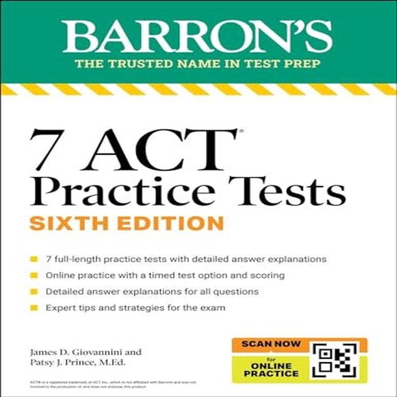 BARRON'S 7 ACT PRACTICE TESTS 6E