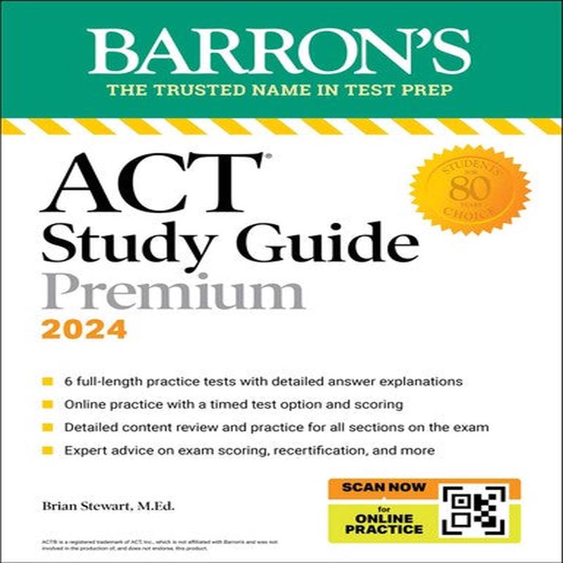 BARRON'S ACT 2024 PREMIUM WITH 6 PRACTIC
