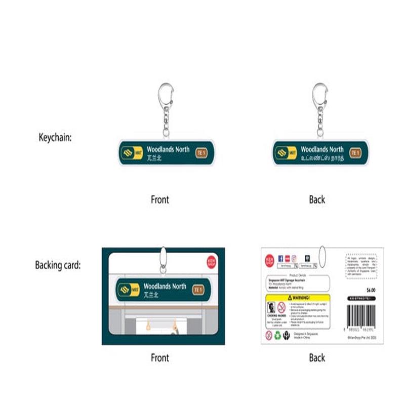 KC-TE1 Woodlands North MRT Station