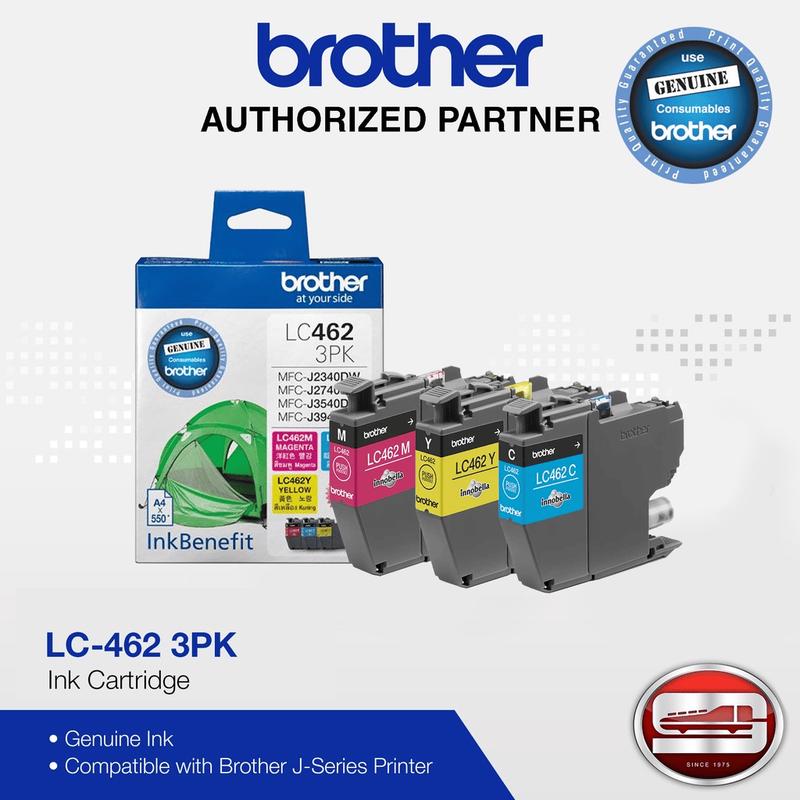 Brother LC-462 3PK (Magenta, Cyan, Yellow)