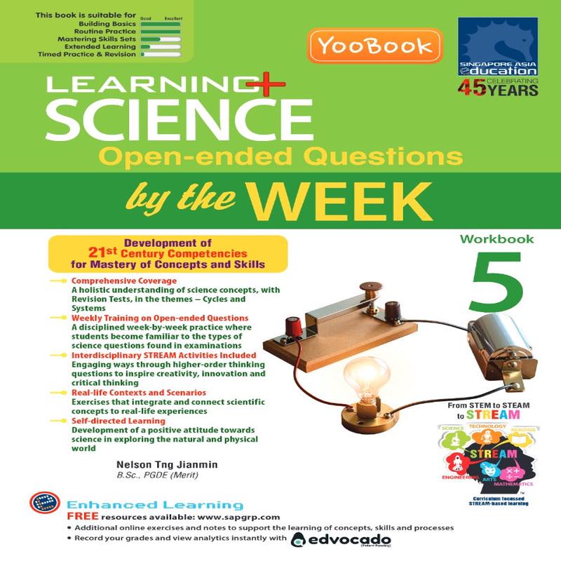 Learning+ Science Open-Ended Questions By The Week Workbook 5