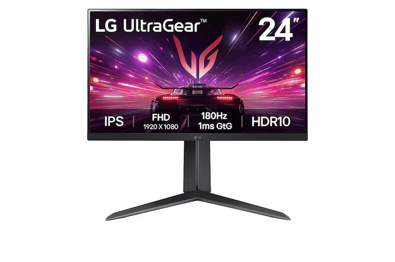 LG 24GS65F-B 24 UltraGear 180Hz FHD Gaming Monitor