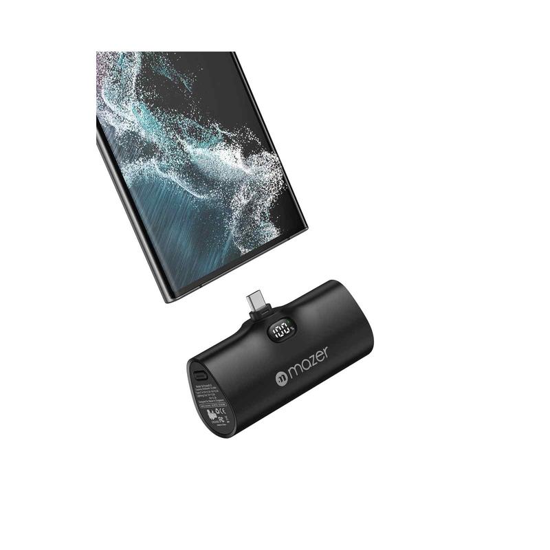 MAZER M-Pocket5.0C-BK SUPERMINI 5000MAH POWER BANK