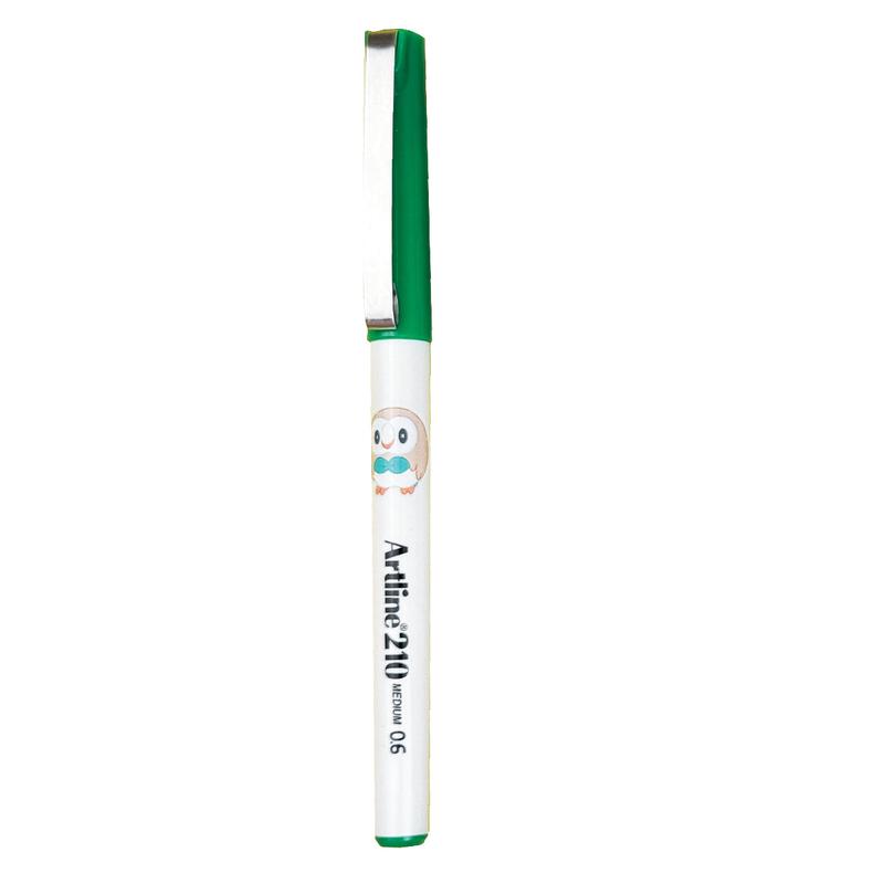 Artline 210 Pokmon Sign Pen Green