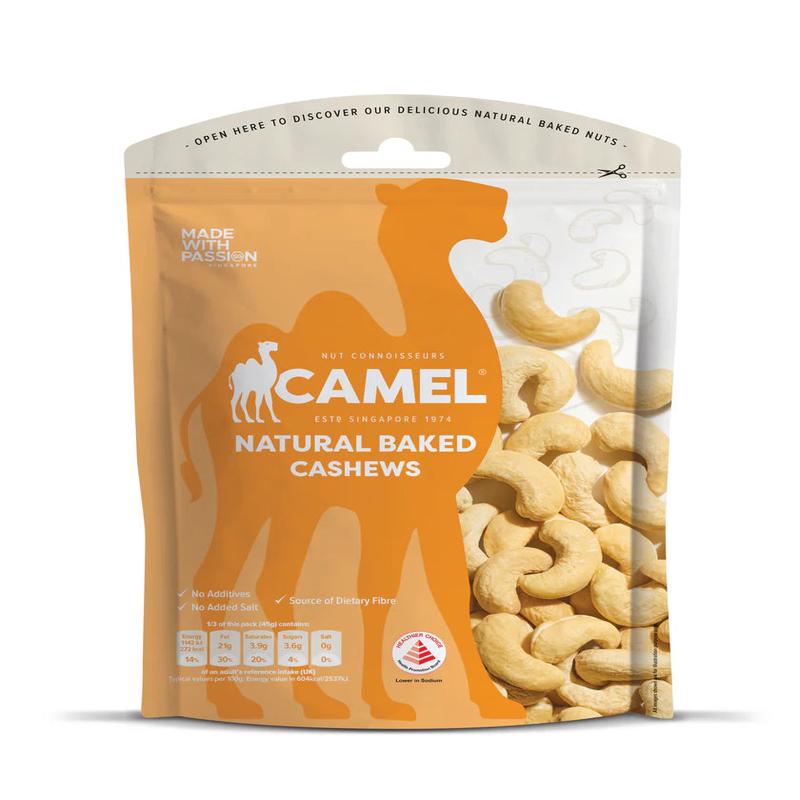 Camel Natural Baked Cashews 135g ( Hc )