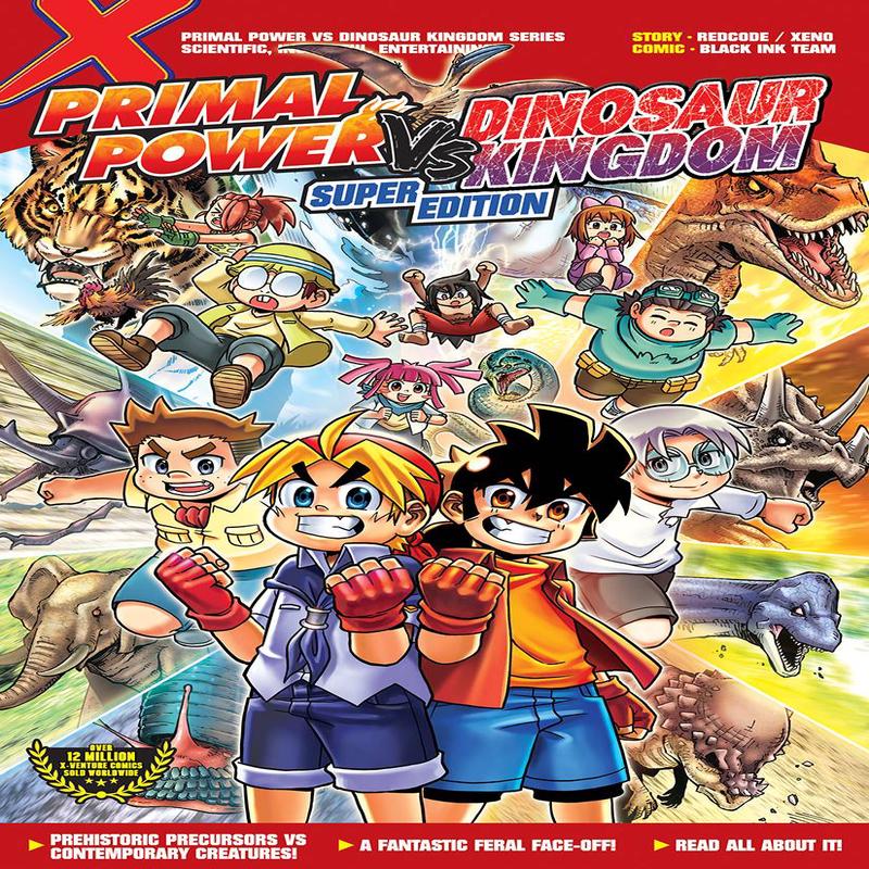 X-Venture Primal Power VS Dinosaur Kingdom Super Edition 01