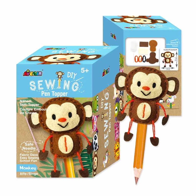 Avenir Diy Sewing Pen Topper Monkey
