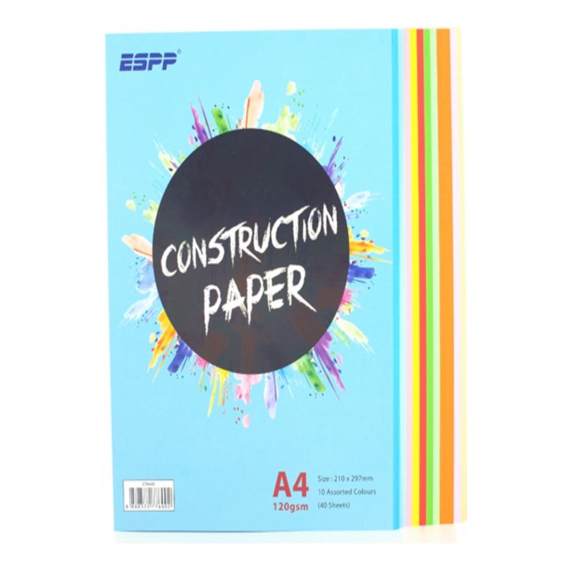 A4 Construction Paper 120gsm 40 Sheets