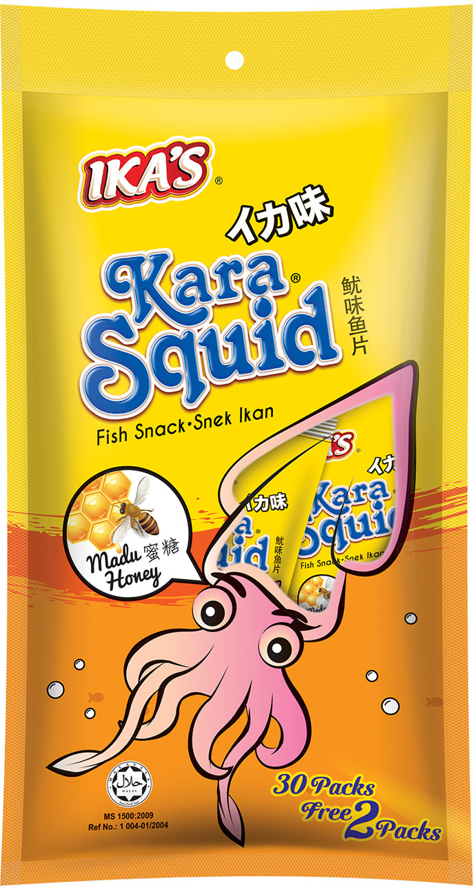 Ikas Squid Snack 5gx6s-honey