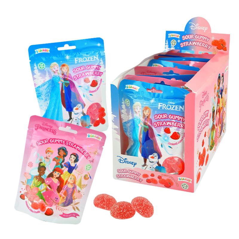FROZEN & PRINCESS SOUR GUMMY STRAWBERRY
