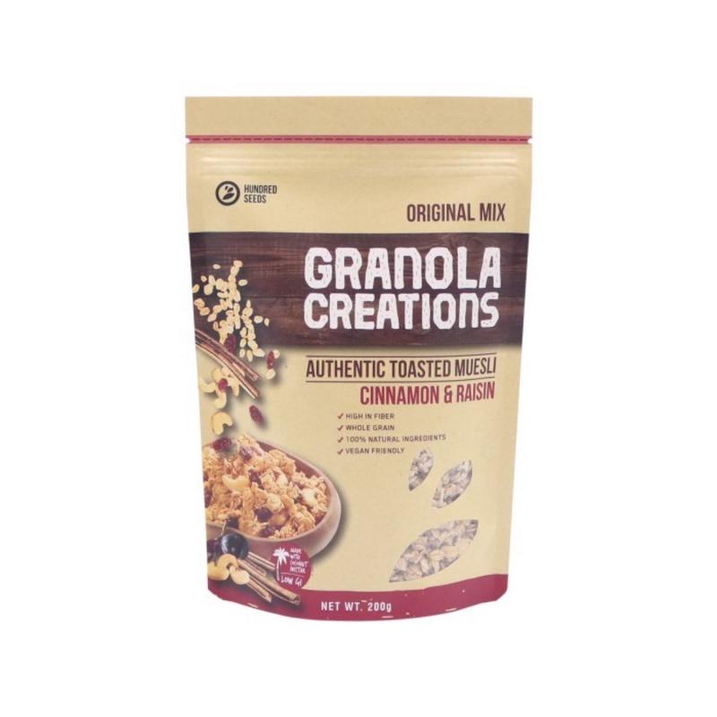 Hundred Seeds Granola Creation 200gms Original Mix Cinnamon Raisin