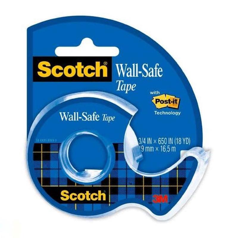3m Scotch Wall Safe Tape 3/4x650, 183-ef