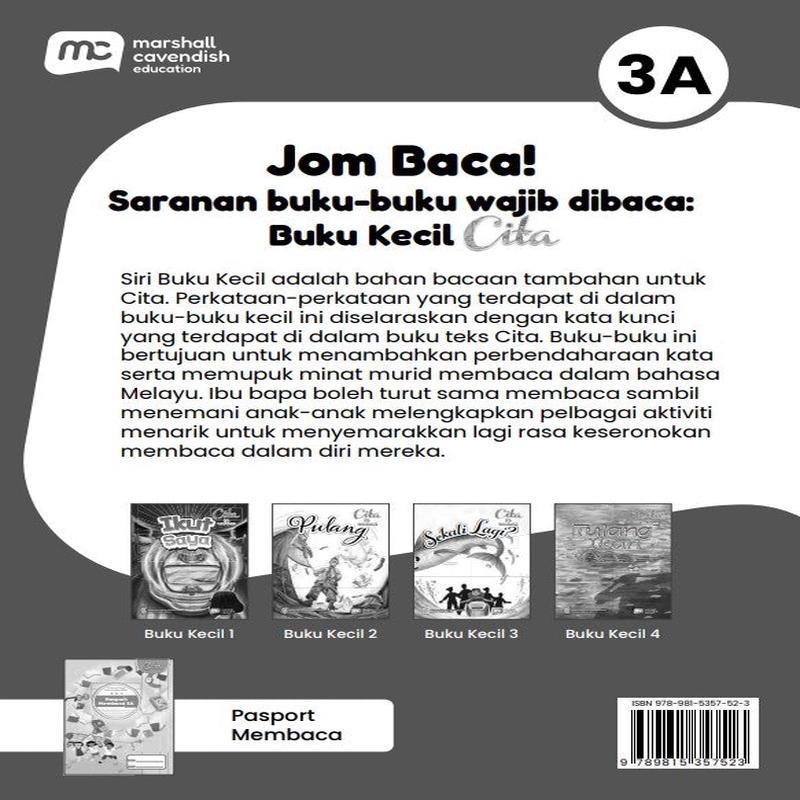 Malay Language For Pri Schools (MLPS) (Cita) Small Reader & Reading Passport Bundle P3A