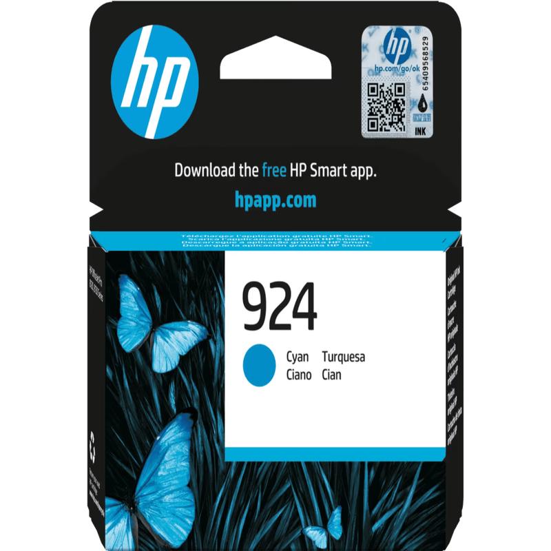 HP 924 Cyan Original Ink Cartridge 4K0U3NA
