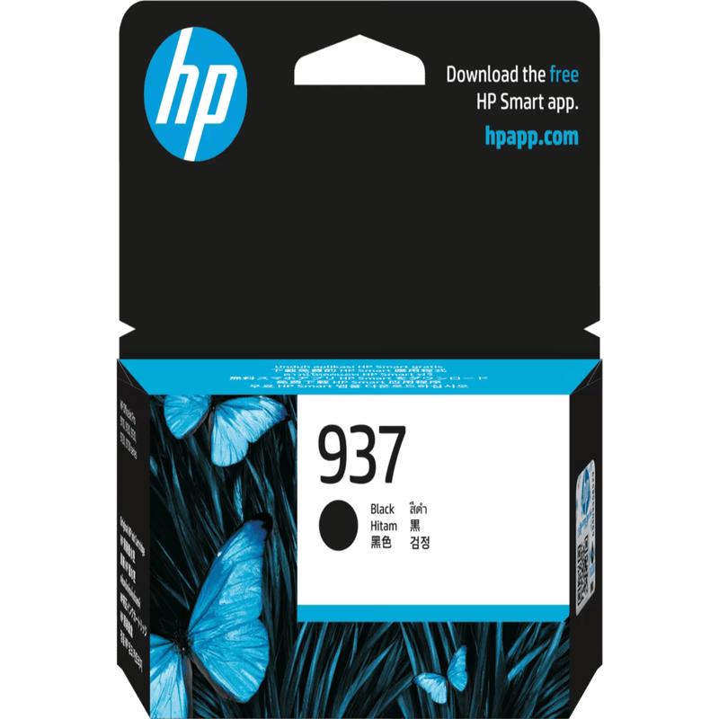 HP 937 Black Original Ink Cartridge 4S6W5NA