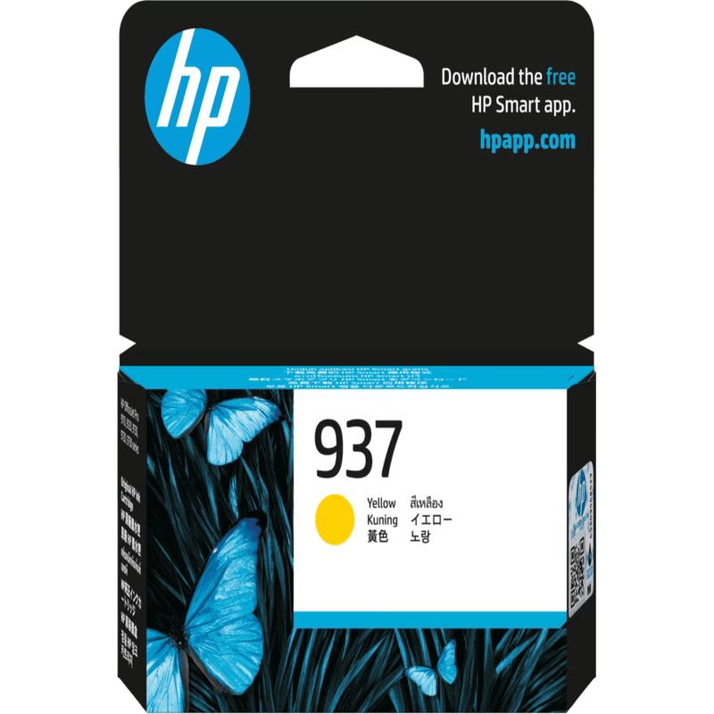 HP 937 Yellow Original Ink Cartridge 4S6W4NA