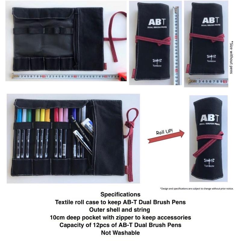 TOMBOW DUAL BRUSH PEN ABT ROLL CASE 840393