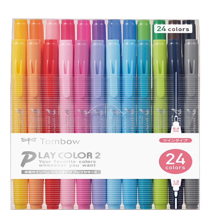 TOMBOW PLAYCOLOR2 24C MARKER SET GCB-012