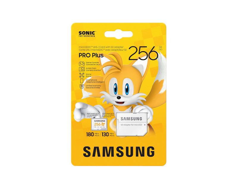 Memory Card Samsung 256GB Pro Plus (Sonic) 180/130M
