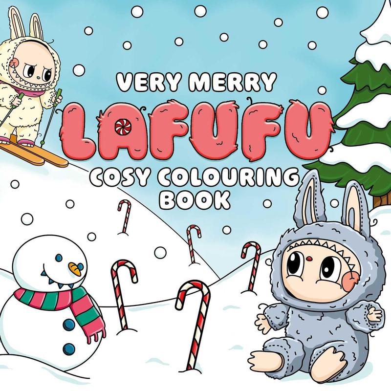 Very Merry Lafufu Cosy Colouring Book (UK)