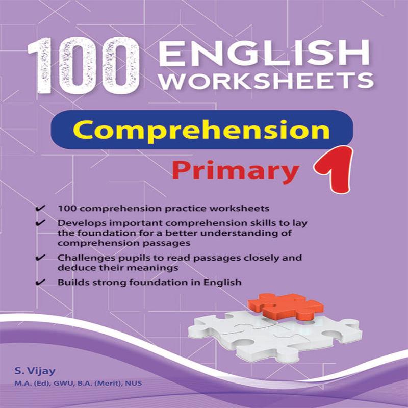100 English Worksheets Primary 1 Comprehension