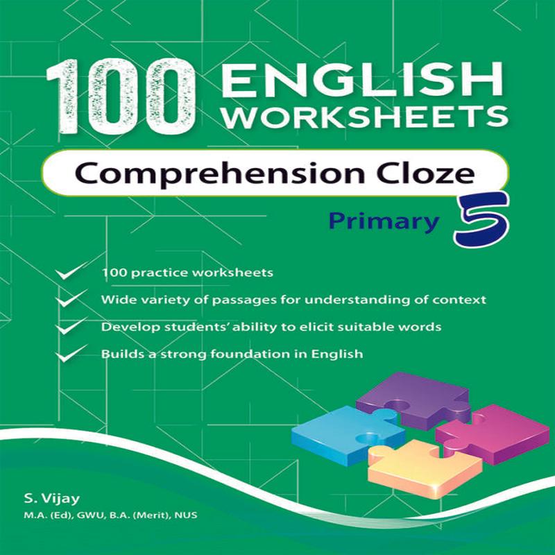 100 English Worksheets Primary 5 Comprehension Cloze