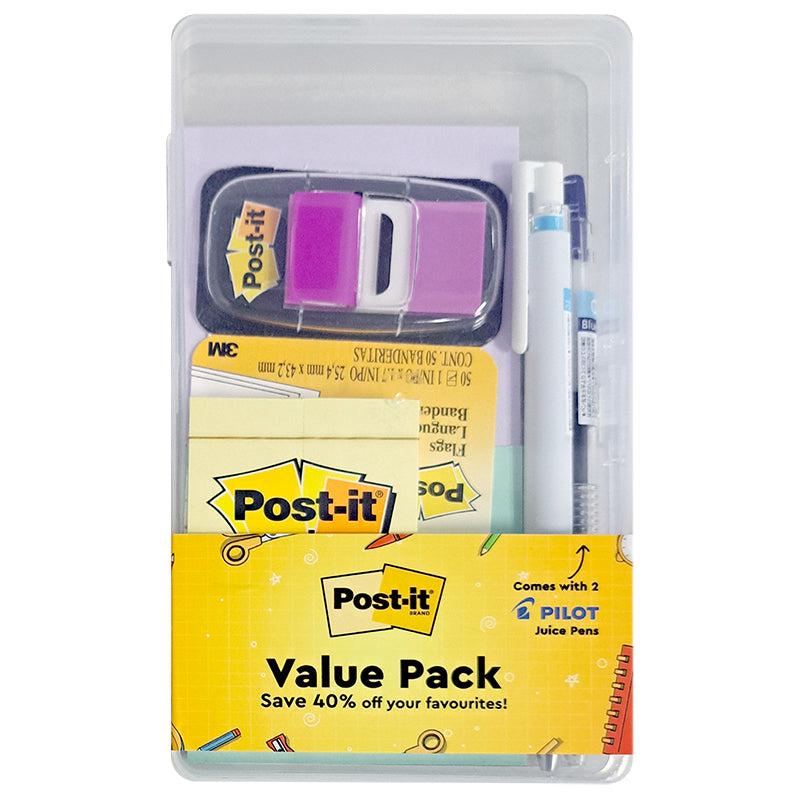 3m Post-it Bundle Pack W 2foc Pilot Pens