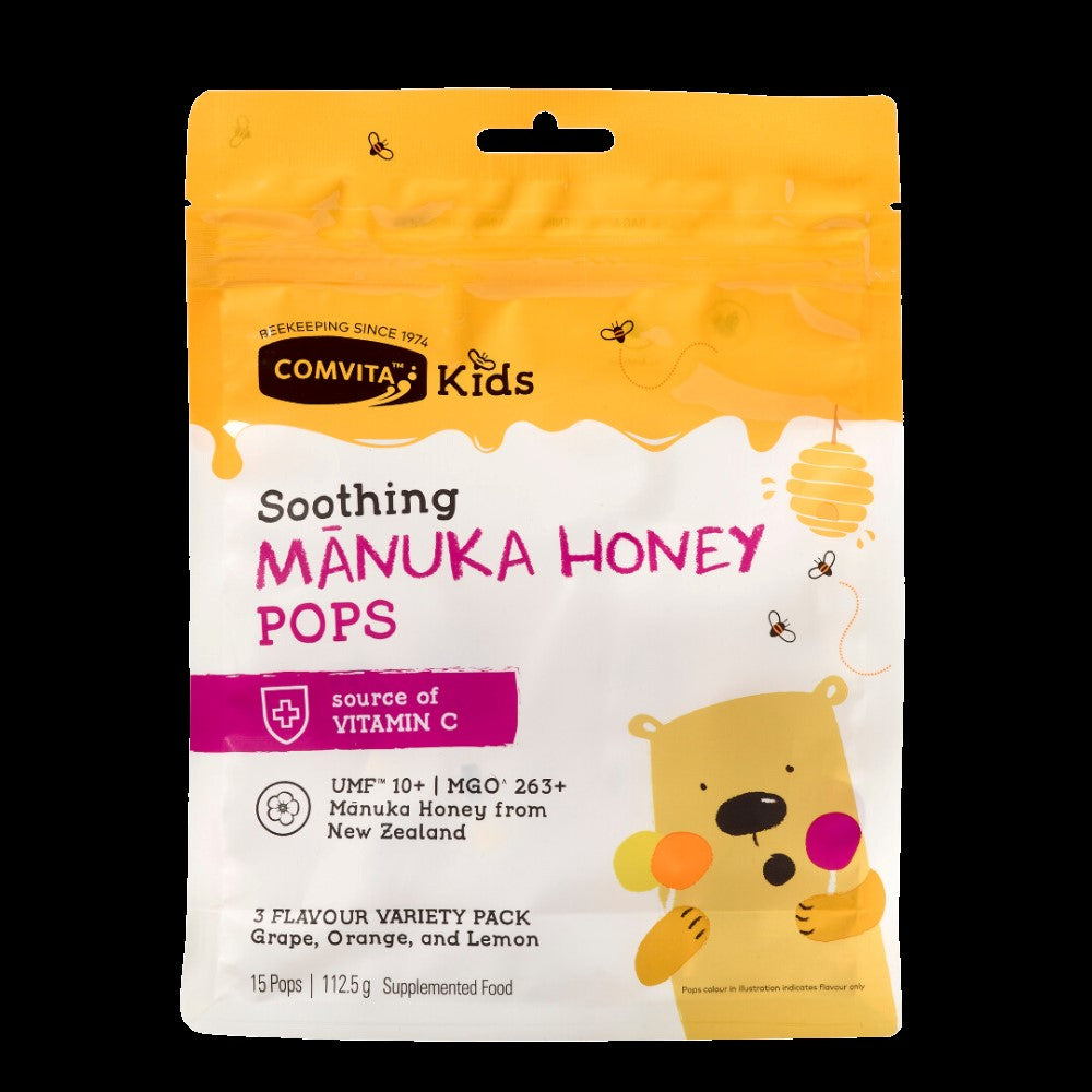 Comvita UMF 10+ Manuka Honey Soothing Pops 15 pops