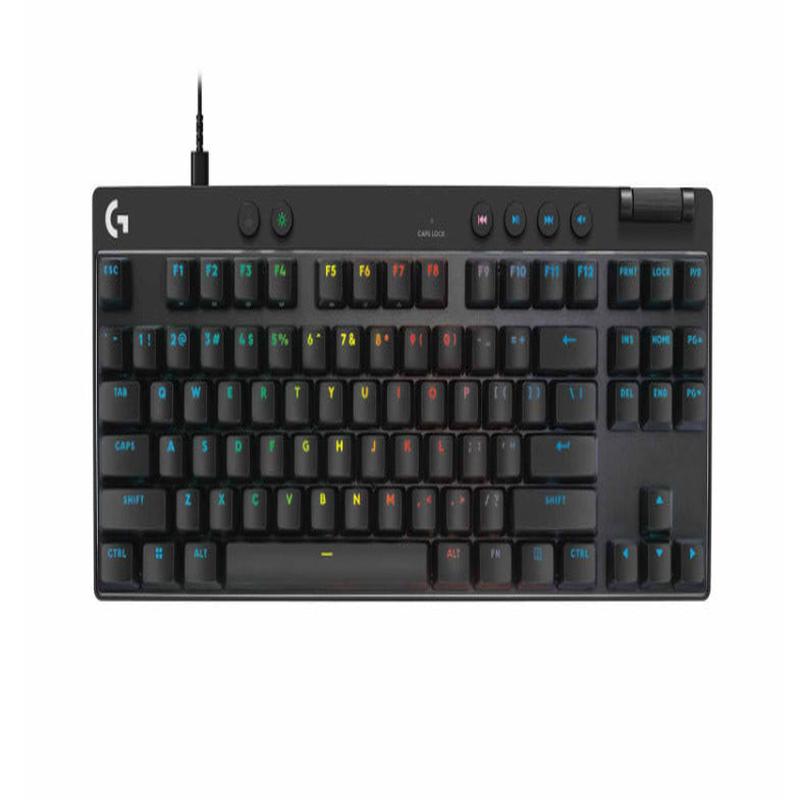 Logitech G PRO X TKL Rapid Keyboard Magnetic Analog Switches - Black English