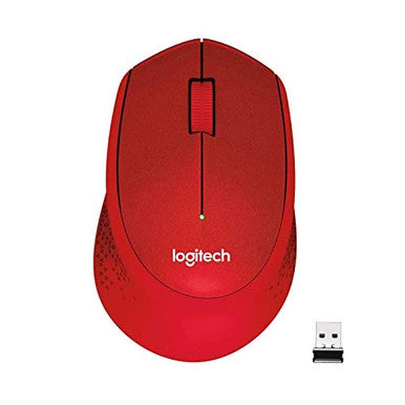 Logitech M331 Silent Plus Wireless Mouse Red