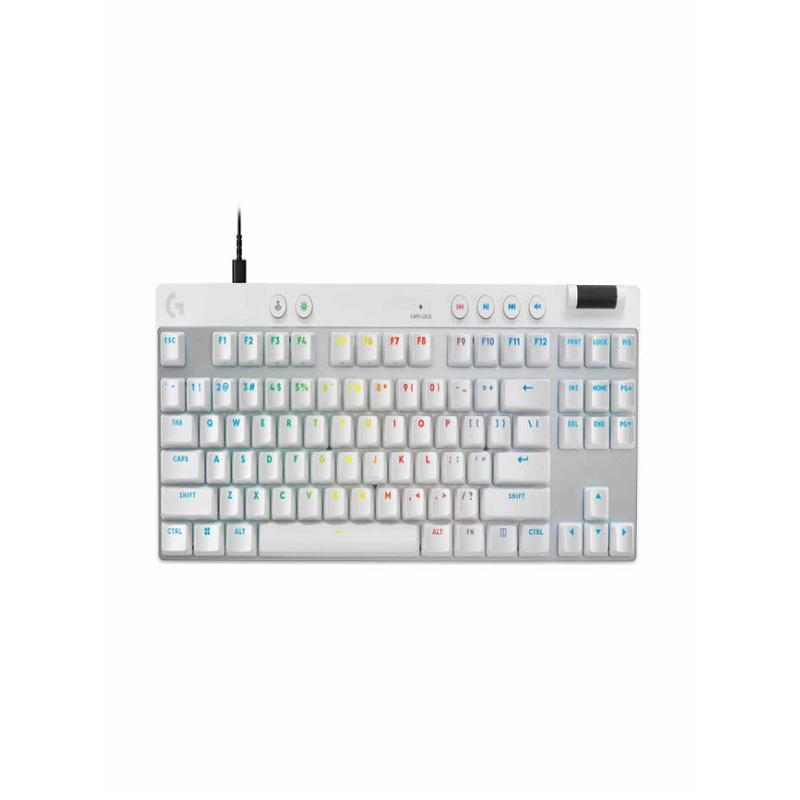 Logitech G Pro X TKL Rapid Keyboard Magnetic Analog Switches - White English