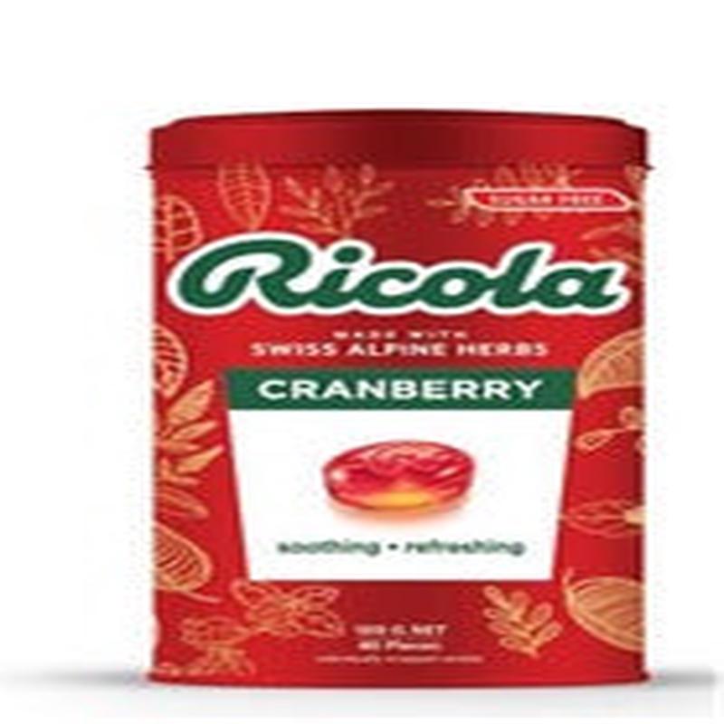 Ricola L Edition Gift Tin Cranberry 100g