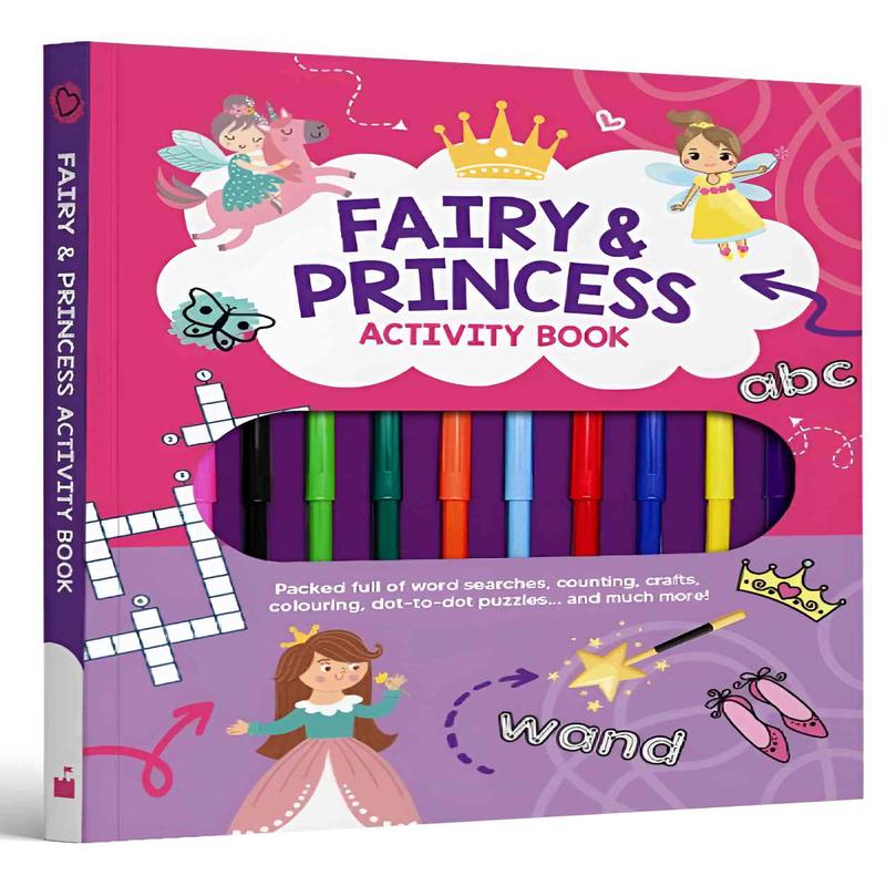 Activity Books with Pens: Fairy and Princess
