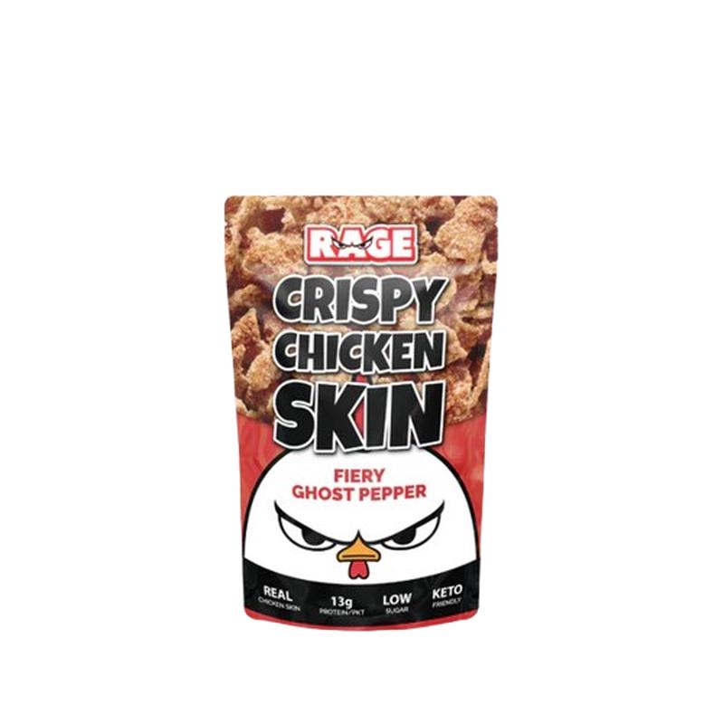 Rage Crispy Chicken Skin Fiery Ghost Pepper 50g