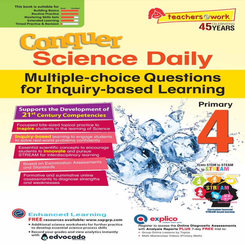 Conquer Science Daily Multiple-choice Questions for Inquiry-based Learning Primary 4