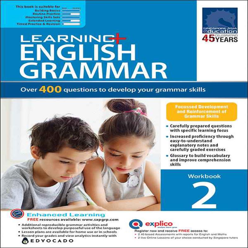 Primary 2 LEARNING+ ENGLISH GRAMMAR Workbook 2 -3rd Edition