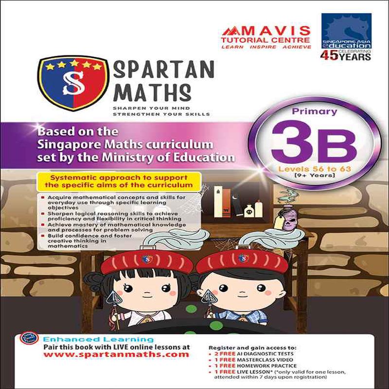 Primary 3B Spartan Maths (Levels 56 to 63)