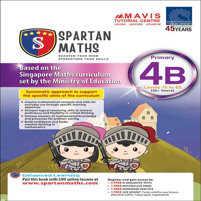 Primary 4B Spartan Maths (Levels 75 to 83)