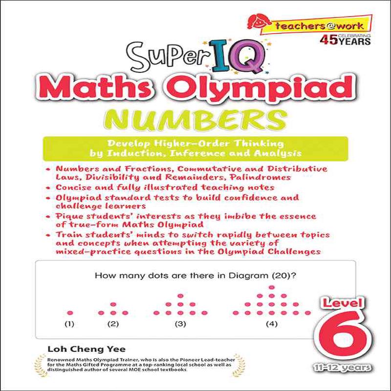 Primary 5 Super IQ Maths Olympiad NUMBERS Level 6 (11-12 years)