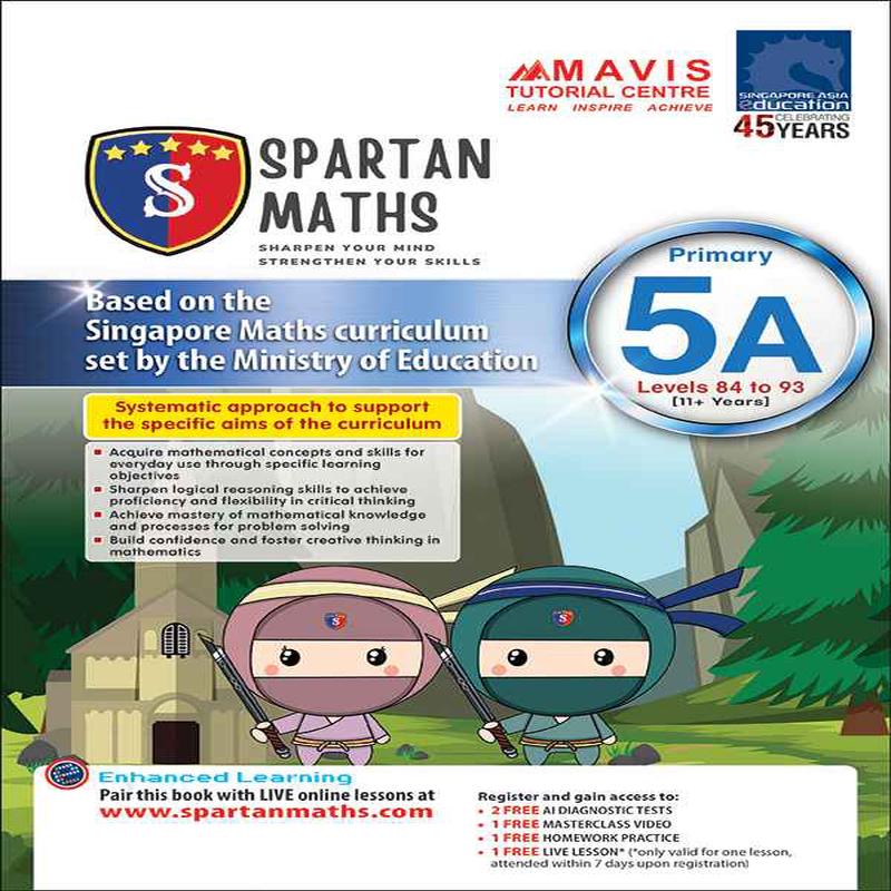Primary 5A Spartan Maths (Levels 84 to 93)