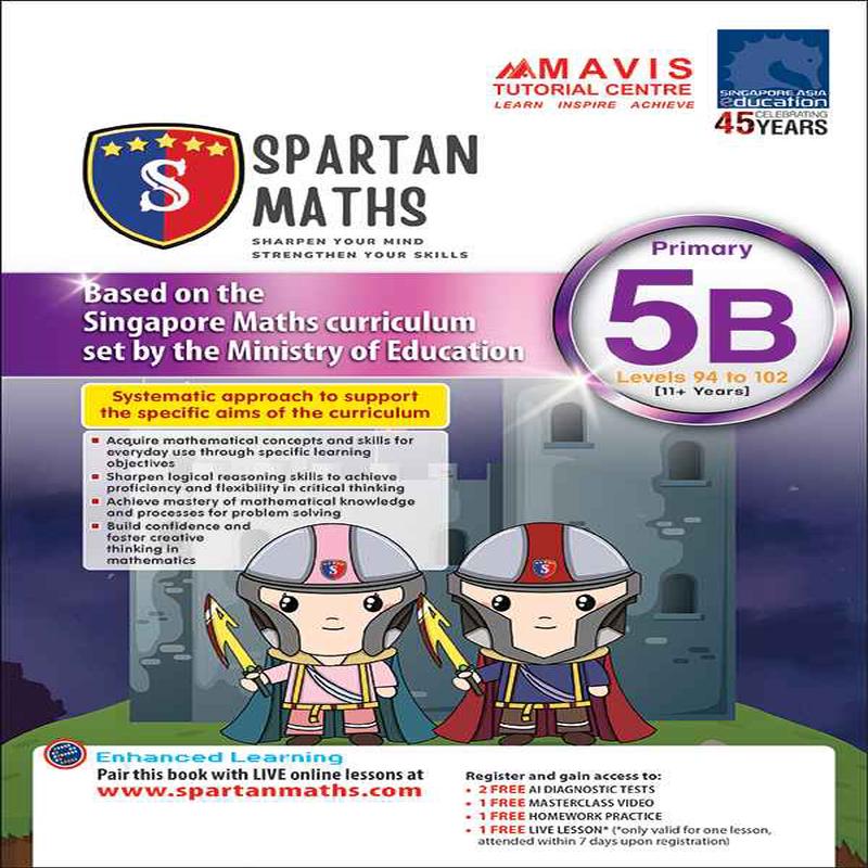 Primary 5B Spartan Maths (Levels 94 to 102)
