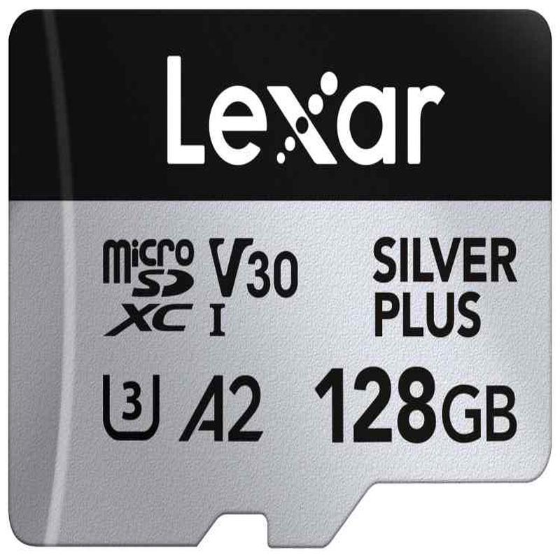 Lexar 128GB Silver Plus C10 R205/W150 Memory Card