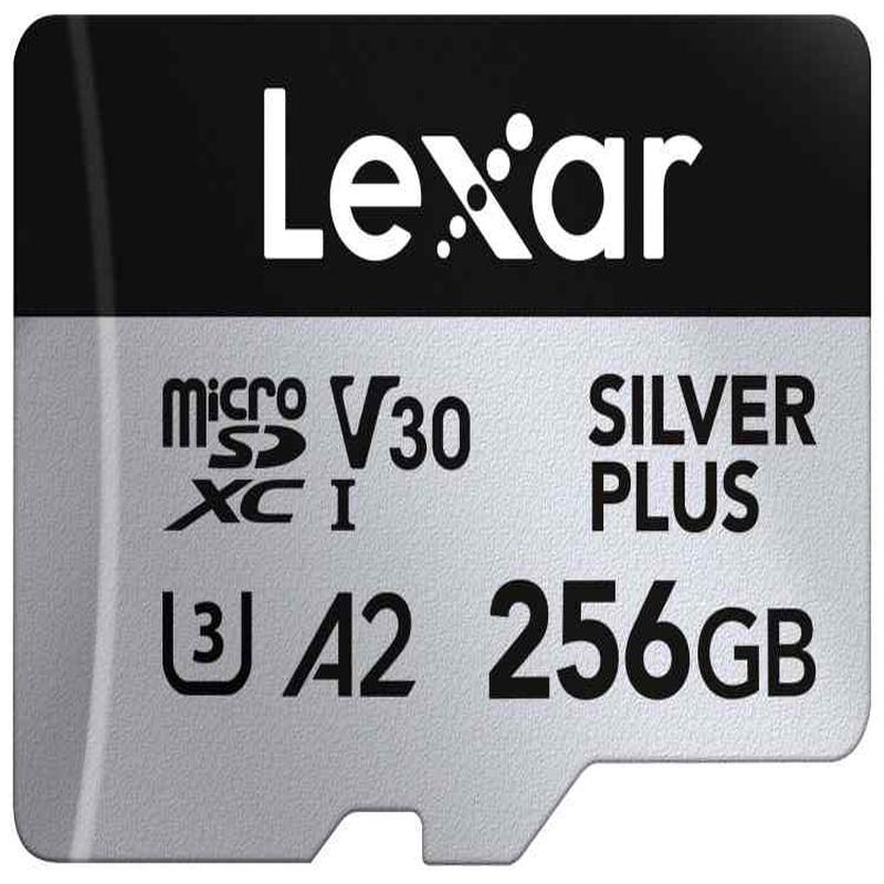 Lexar 256GB Silver Plus C10 R205/W150 Memory Card