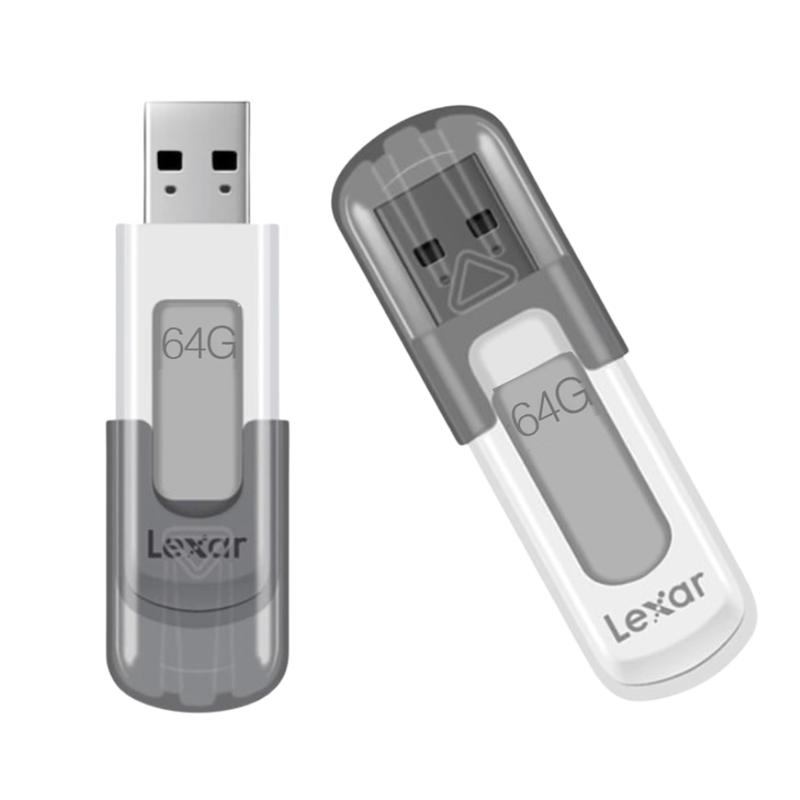 Lexar JumpDrive V100 USB 3.2 Gen 1 Flash Drive 64GB Dual Pack
