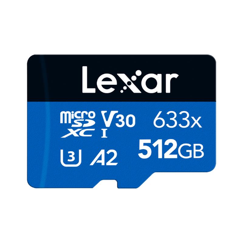 Lexar High-Performance 633x microSDHC/microSDXC UHS-I Card 64GB/128GB/256GB/512GB