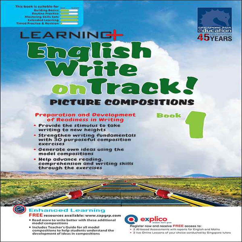 Primary 1 LEARNING+ English Write on Track! PICTURE COMPOSITIONS Book 1-2nd Edition