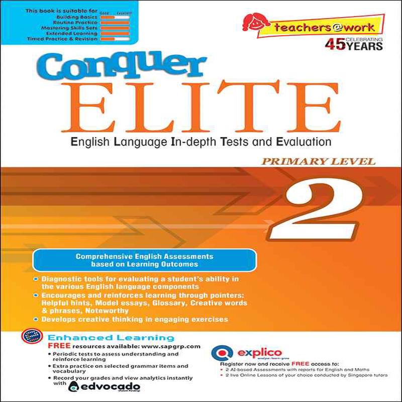 Primary 2 Conquer ELITE (English Language In-depth Tests and Evaluation) - 5th Edition