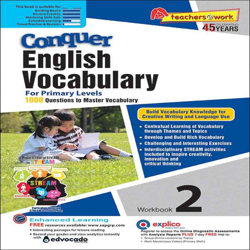 Primary 2 Conquer English Vocabulary Workbook 2- 7th Edition
