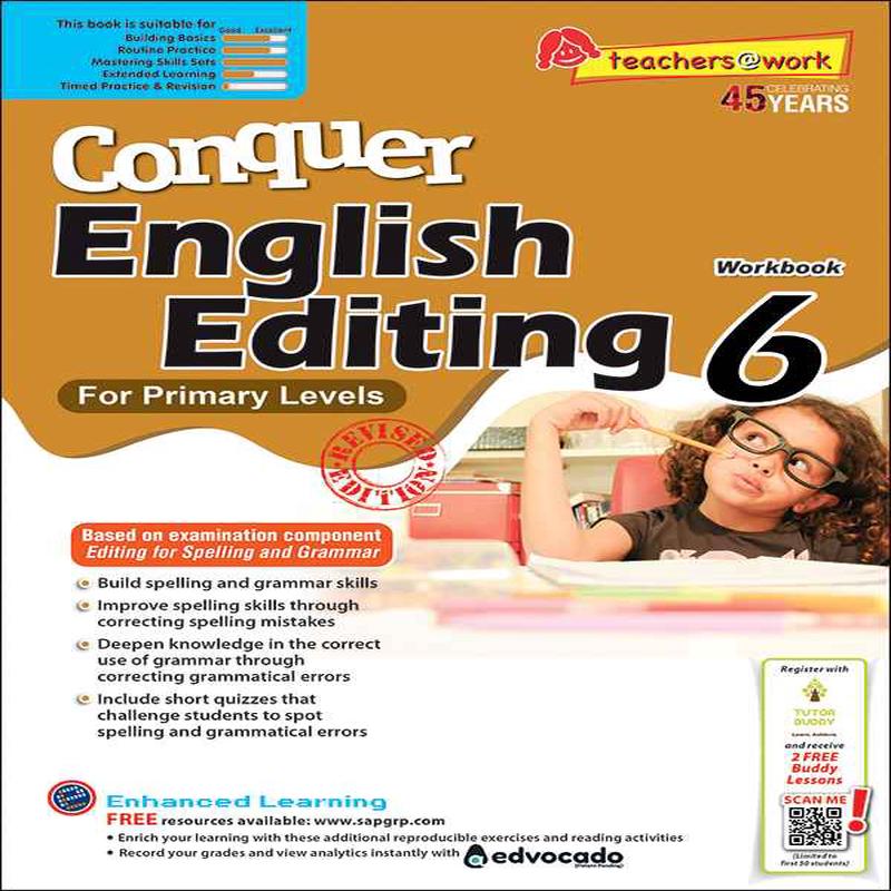 Primary 6 Conquer English Editing Workbook 6-5th Edition