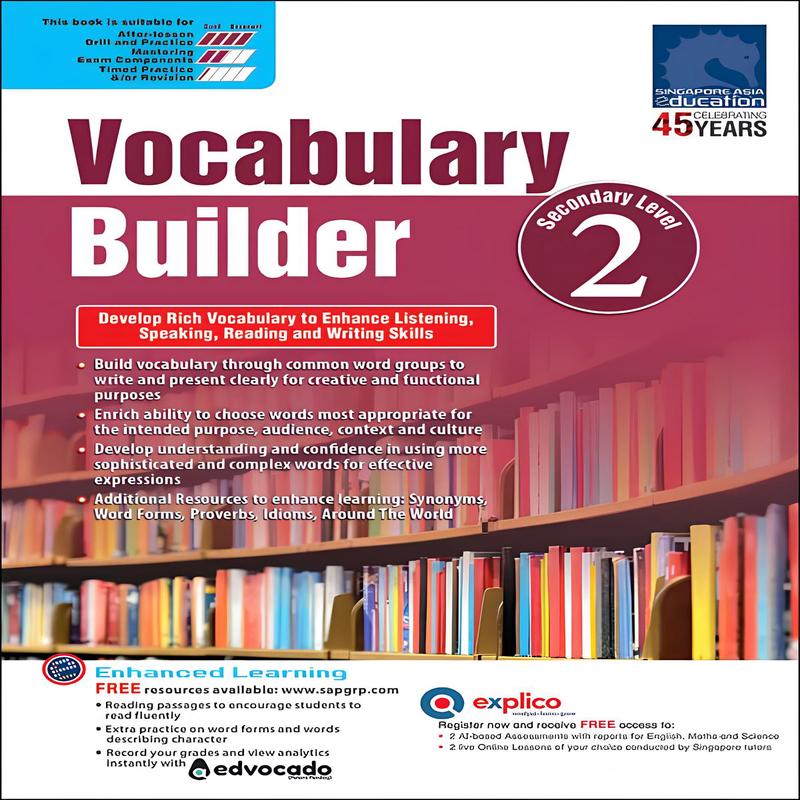 Secondary 2 Vocabulary Builder - 6th Edition
